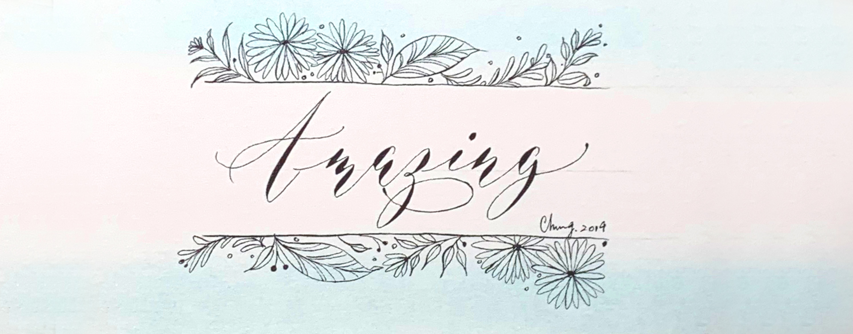 modern calligraphy